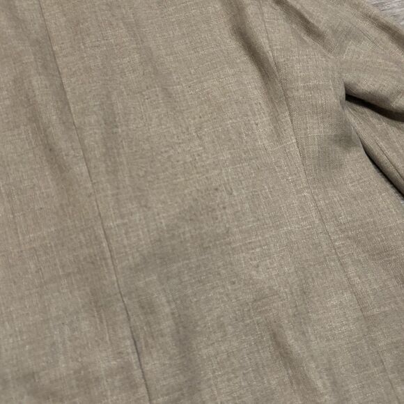 Vintage Lauren Ralph Lauren Jacket Men's 46L Brown Blazer Linen Poly Blend - Picture 6 of 10